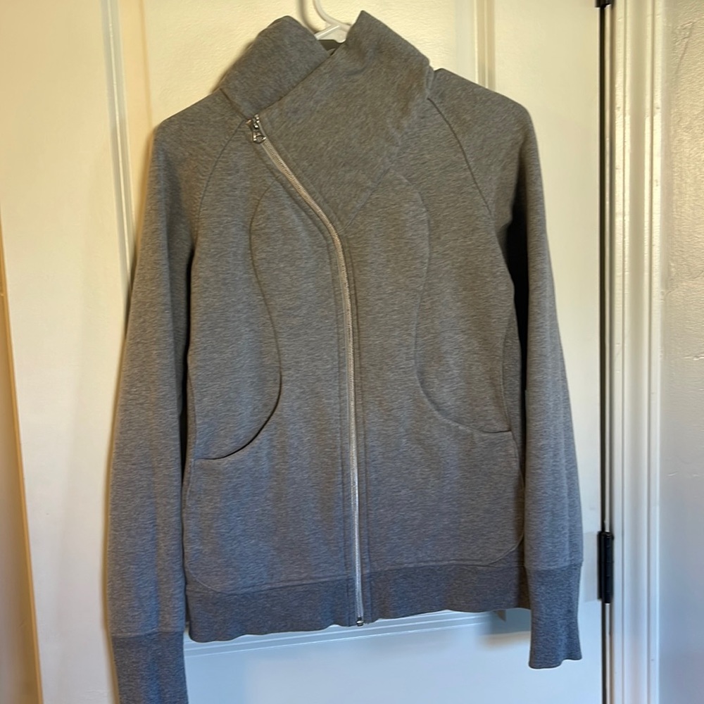 Lululemon asymmetric scuba sweatshirt